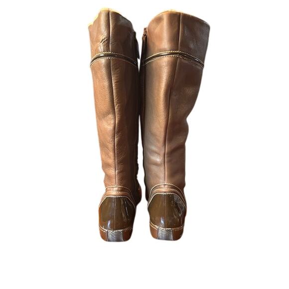 Cole Haan Boots Brown Waterproof Winter Rain Tall Boots women's size 8 - Picture 4 of 9